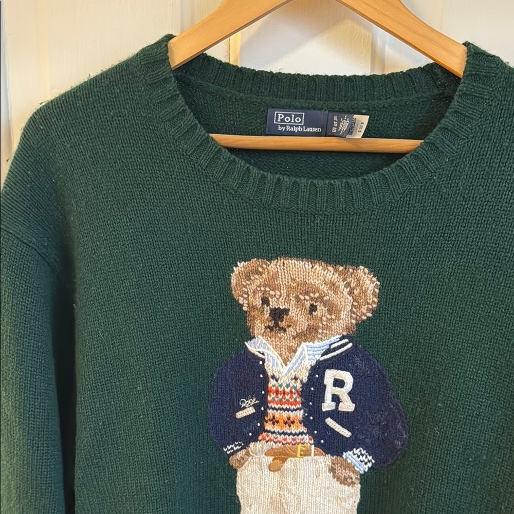Polo Ralph Lauren // Preppy Bear Pullover Sweater - Picture 7 of 11